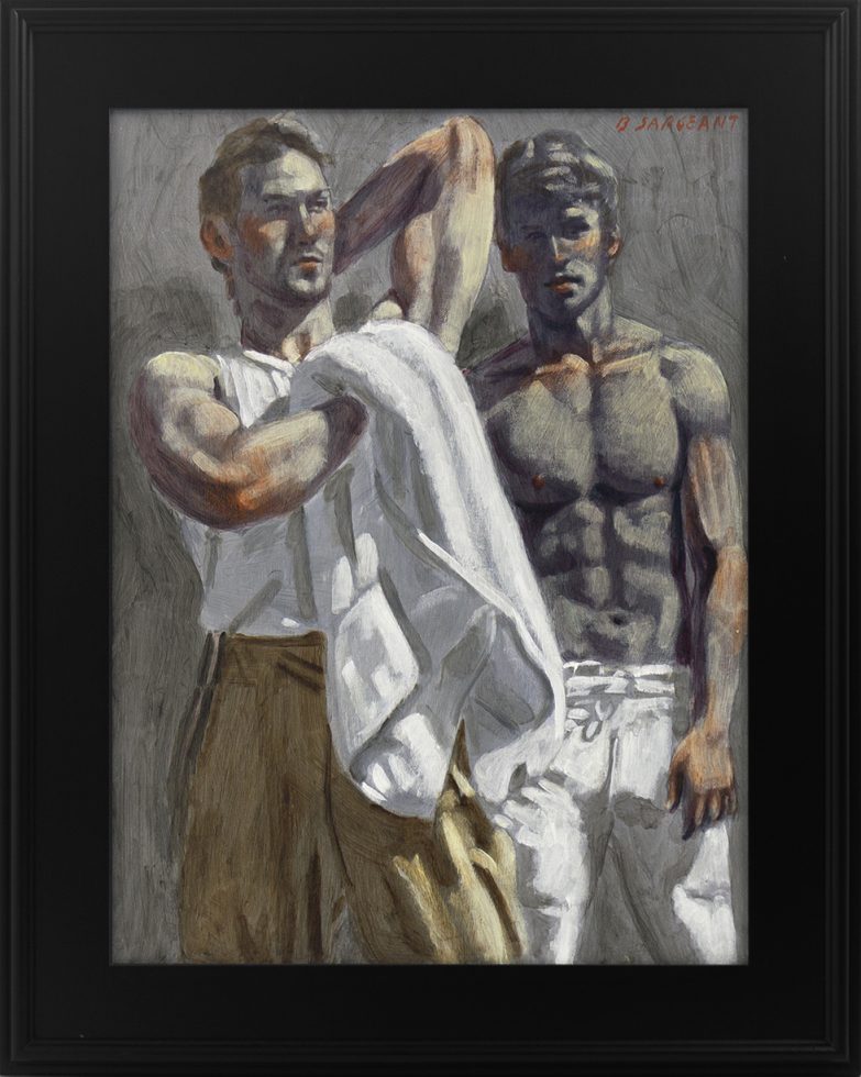 [Bruce Sargeant (1898-1938)] Study of Two Figures (One with White Towel and the  by Mark Beard