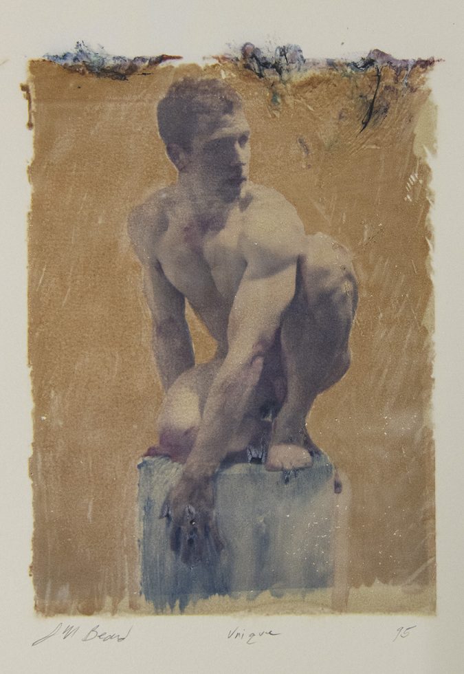 Unidentified Kneeling Male by Mark Beard