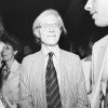Meryl Meisler | Andy Warhol Smiling with Eyes Closed (Between his Friend and JudiJupiter)