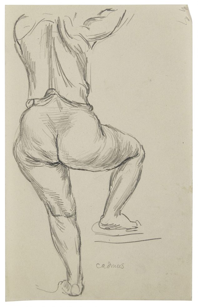 Woman from Behind (Leg Raised) by Paul Cadmus