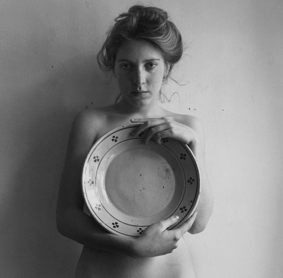 Woman with Large Plate (Francesca Woodman), Via dei Coronari by Brigidi