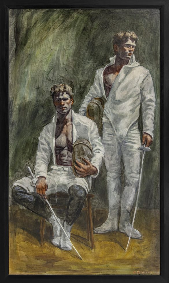 [Bruce Sargeant (1898-1938)] Portrait of Two Fencers by Mark Beard