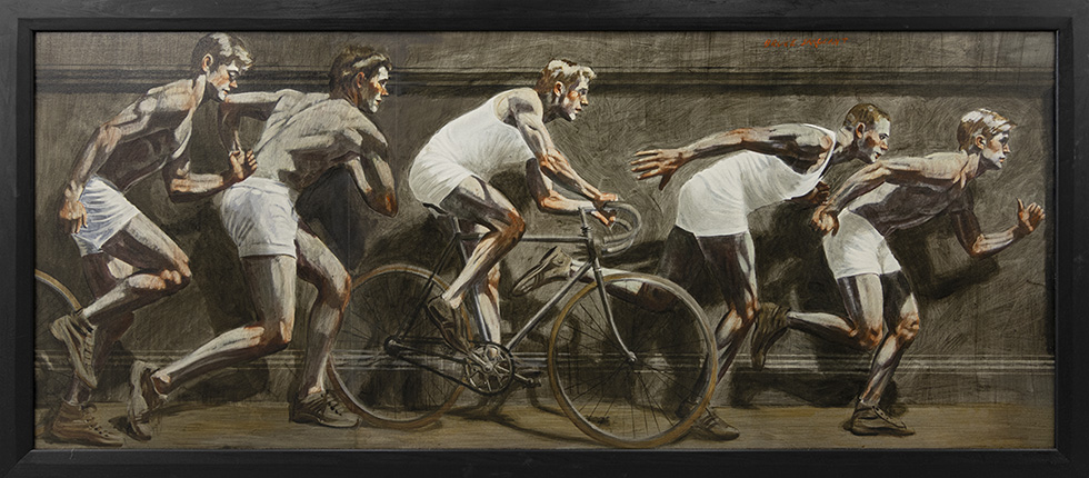 [Bruce Sargeant (1898-1938)] Frieze with Five Athletes by Mark Beard