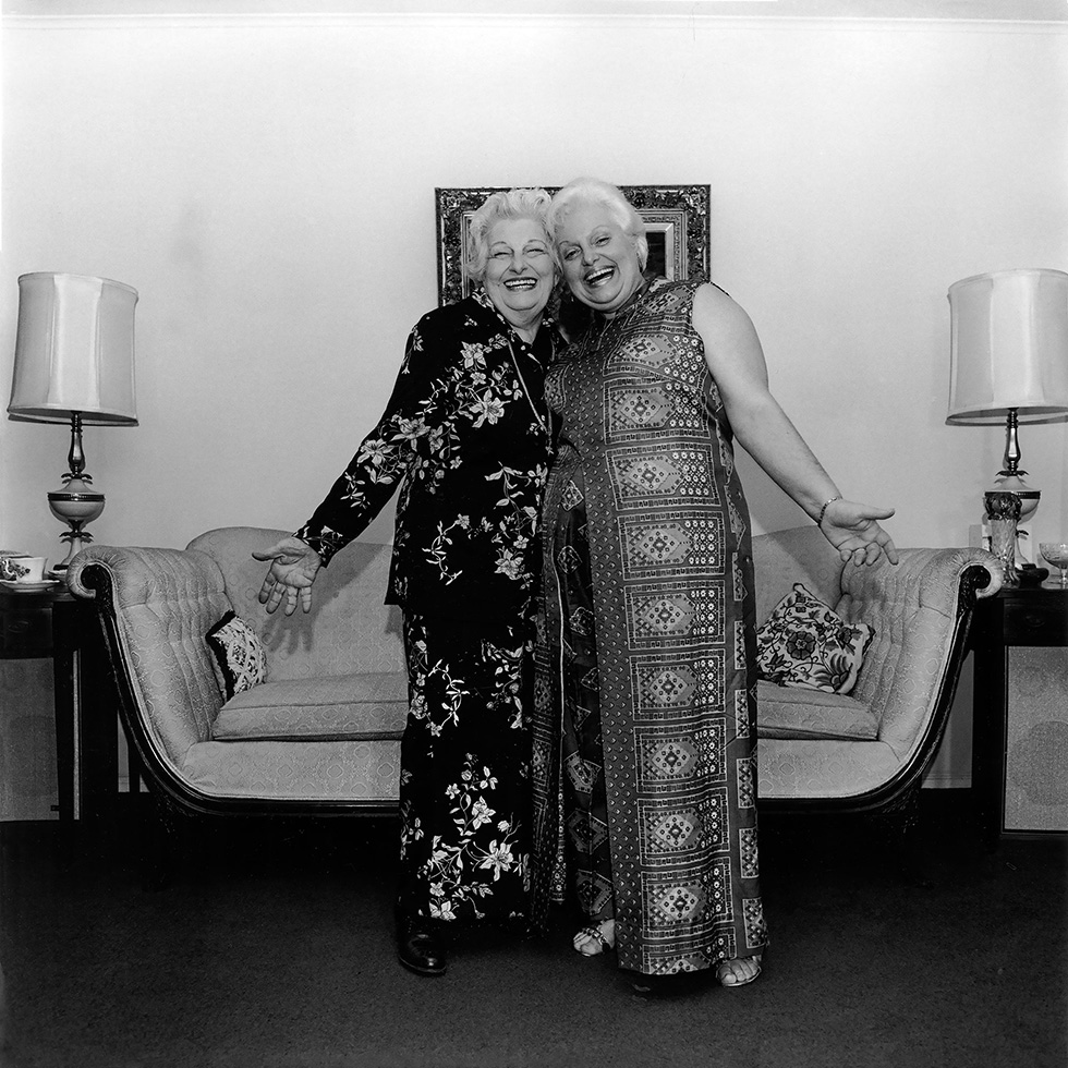 Mother and Daughter Framed by Meryl Meisler