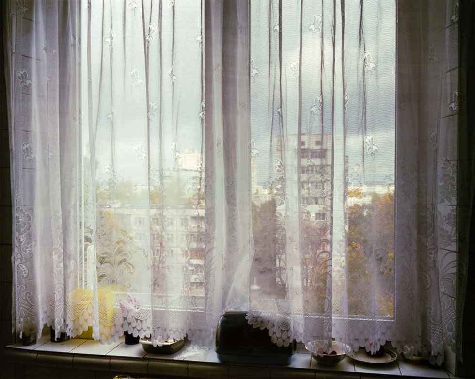 Curtains and View by Lori Grinker