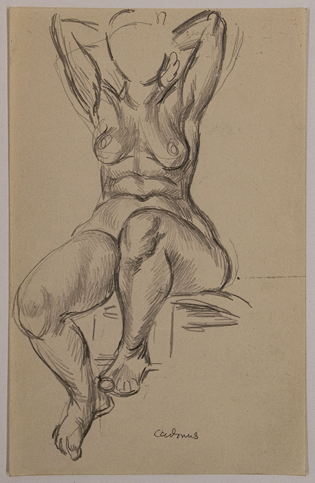 Seated Nude Woman by Paul Cadmus