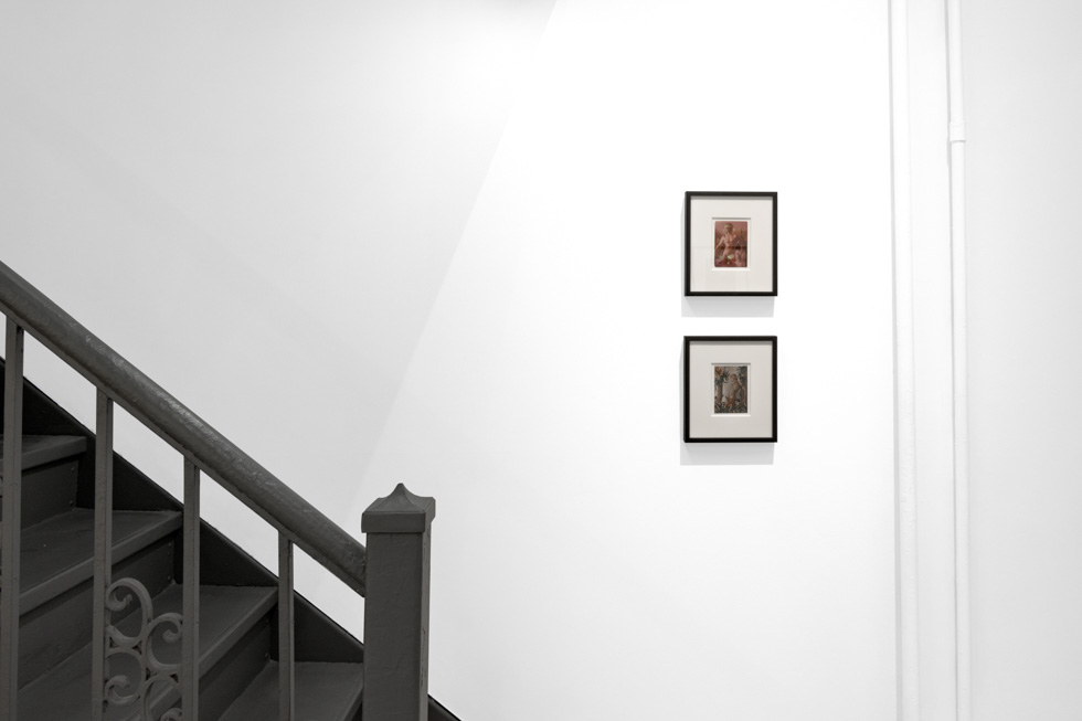 Photograph of Peter Berlin's photograph's on display in CLAMP gallery in NYC