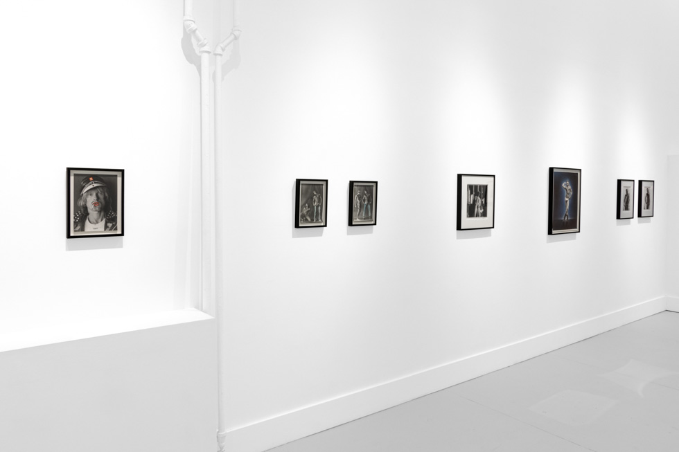 Photograph of Peter Berlin's photograph's on display in CLAMP gallery in NYC