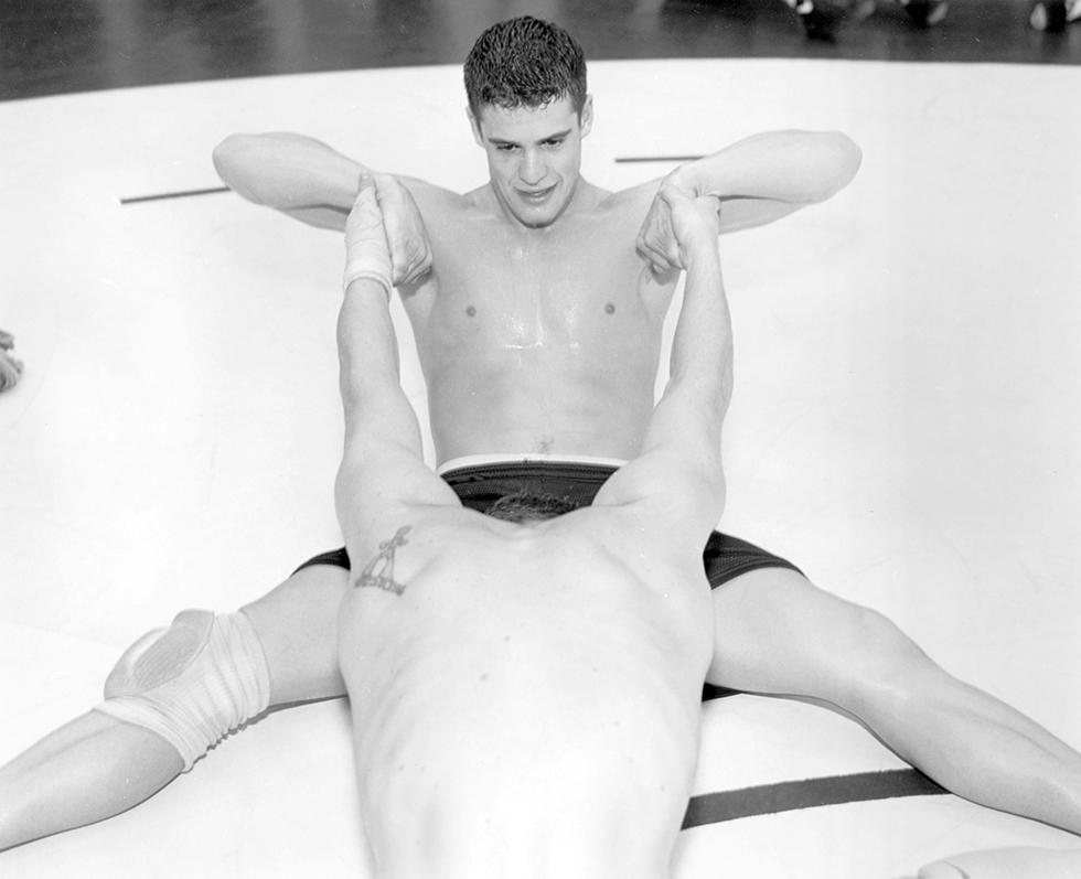 College Wrestlers, Penn State University by Ken Graves and Eva Lipman