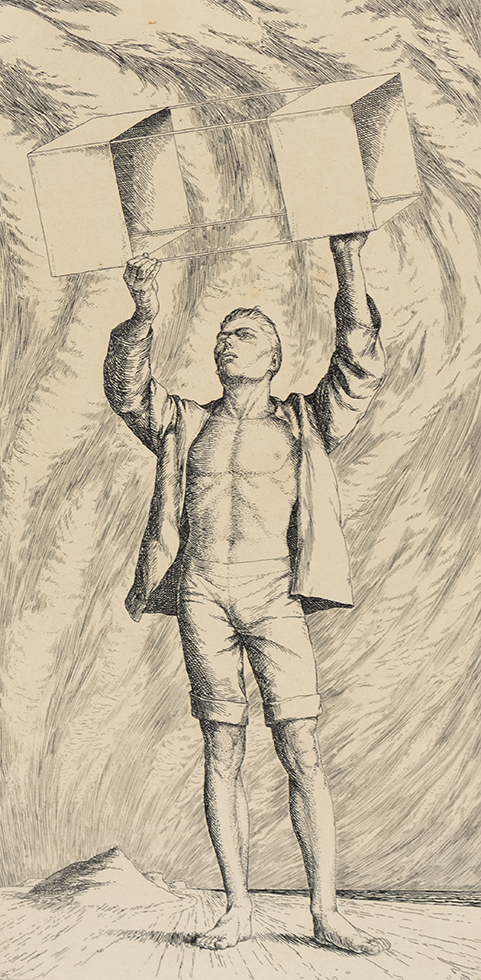 Untitled (Youth With Kite) by Paul Cadmus