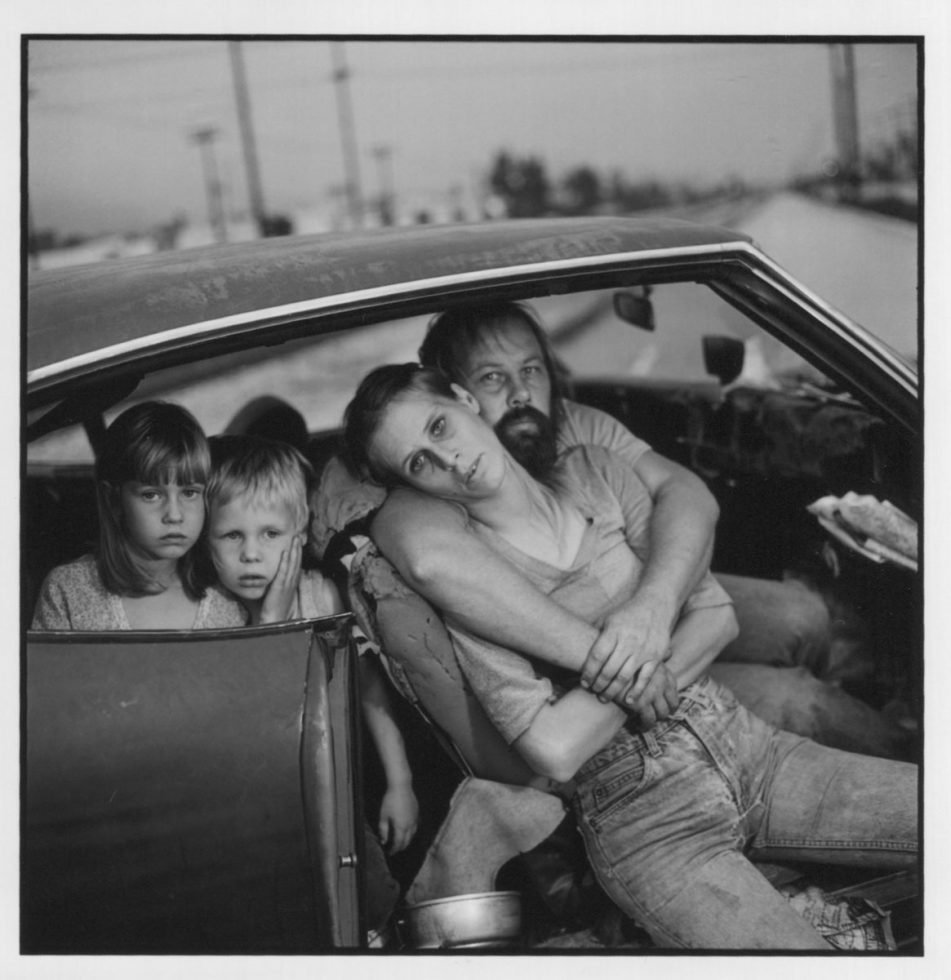 Mary Ellen Mark (1940-2015) Crissy, Jesse, Linda, and Dean Damm, Los Angeles, 1987