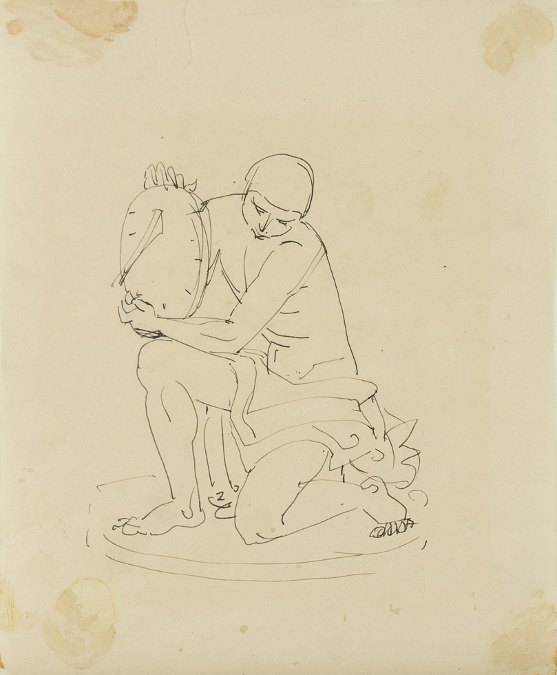 Paul Manship, Kneeling Man Study, ClampArt