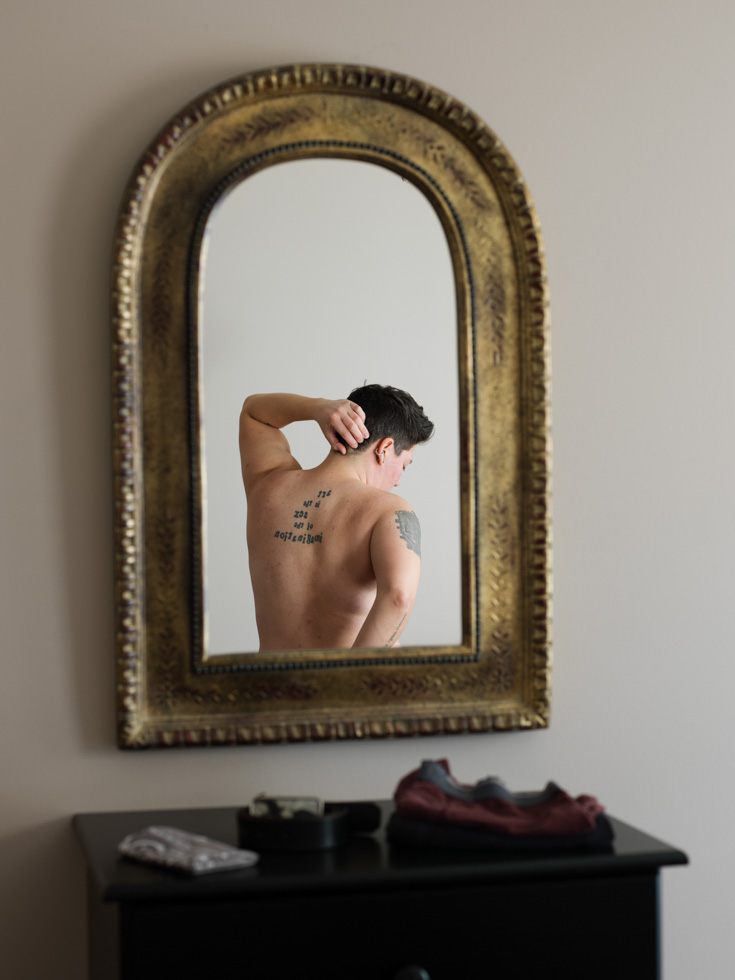 Jess T. Dugan, Self-portrait (Boston), 2013