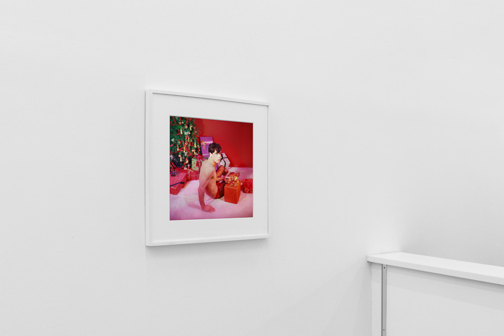 An installation view image of Unseen Bidgood: A Memorial Exhibition at CLAMP gallery in fall 2022