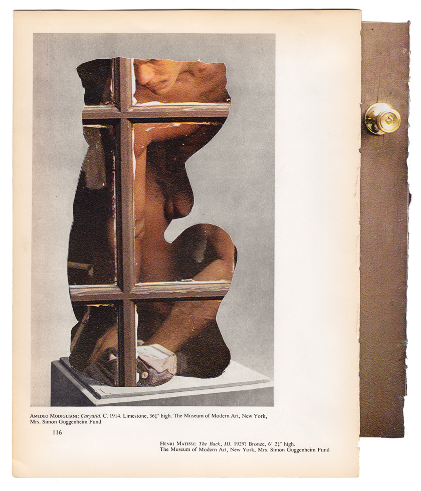 Aaron Krach, Sculpture of the 20th Century, 20CM_008, Collage, CLAMP gallery