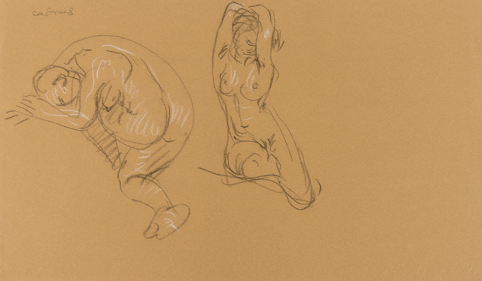 This is a drawing by Paul Cadmus of nude figures.