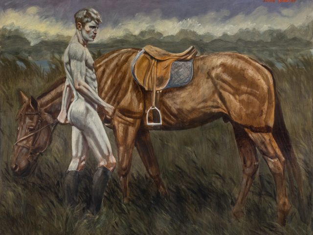 Mark Beard, Nude Man with Horse