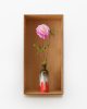 Decorative Dahlia (Red w/ Drip Glaze – Tall)