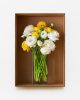 White & Yellow Ranunculus (Clear)