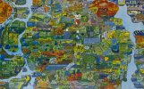 Section of World Map–A Puzzle