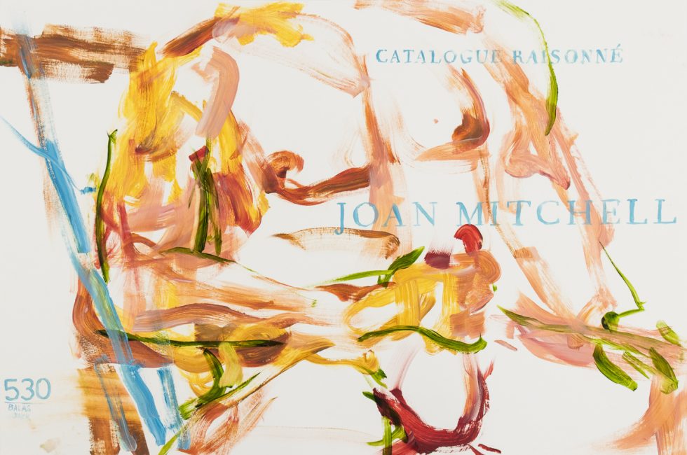 This is a piece made with watercolor and ink on paper depicting a line drawing figure with overlaid text.