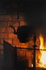 Untitled (Kettle Hanging in Fireplace)