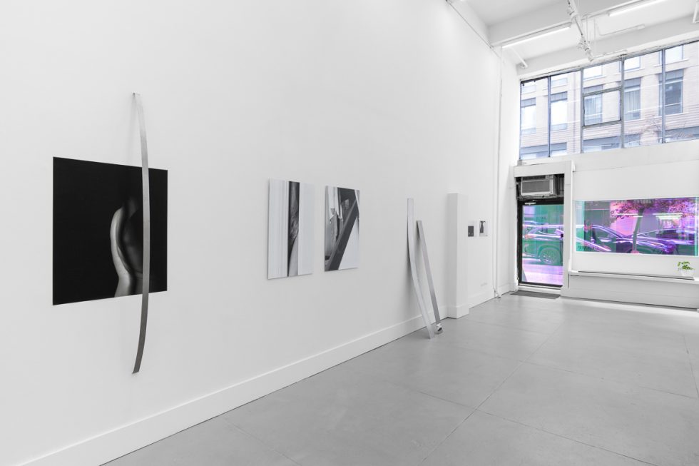 This is an installation image of artwork on display in a gallery.