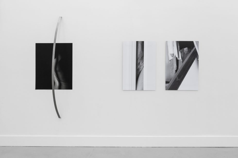 This is an installation image of artwork on display in a gallery.