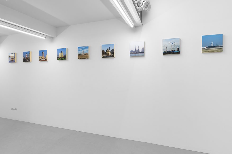 This is an installation image of artwork on display in a gallery.
