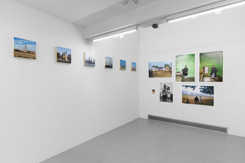 This is an installation image of artwork on display in a gallery.