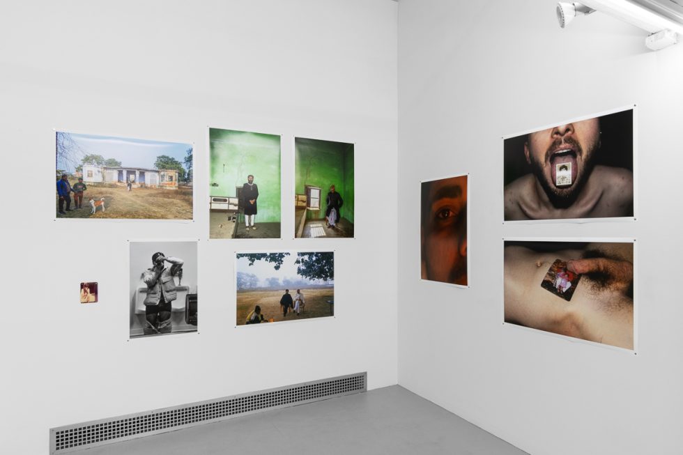 This is an installation image of artwork on display in a gallery.