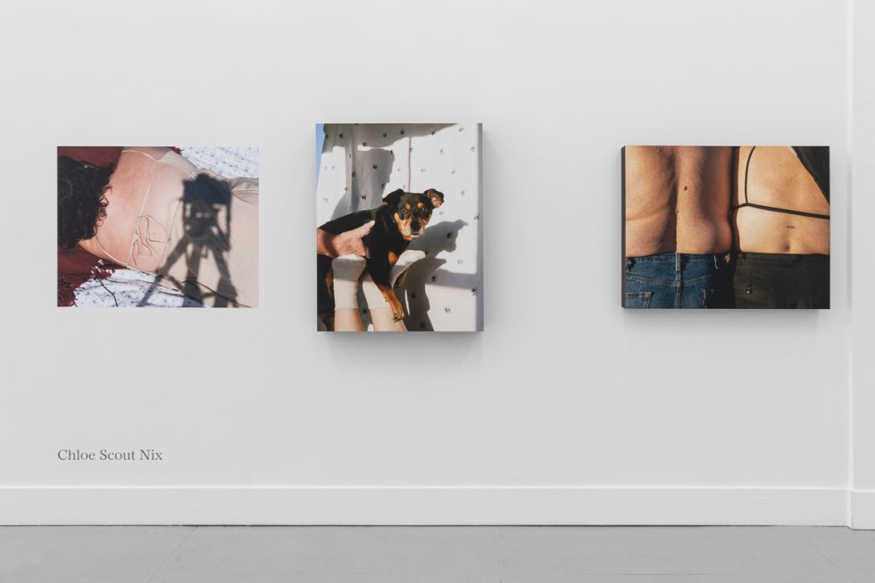 This is an installation image of artwork on display in a gallery.