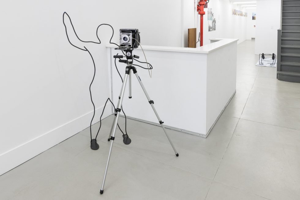 This is an installation image of artwork on display in a gallery.
