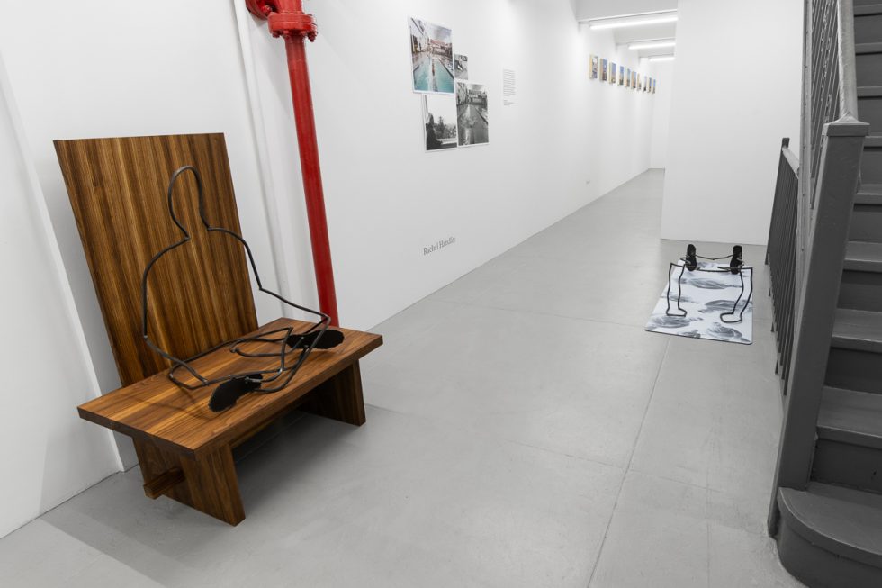 This is an installation image of artwork on display in a gallery.