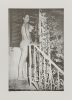 Untitled (Female Nude Next to Bannister)