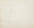 Faint pencil drawing featuring a large "1 CENT" design on the left, a star with "USA" on the right, and partially visible text below.