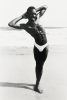 RIIS Beach Portrait Black Man Arms Behind Head