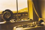 Calvin Klein on Georgia O’Keeffe’s Bed