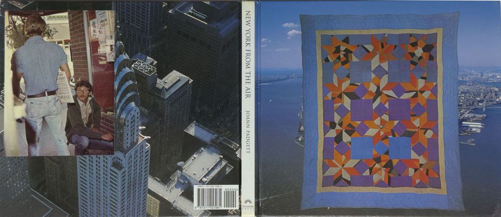 Collaged book cover with layered cutouts, blending figures, objects, and abstract fragments into unexpected juxtapositions.