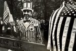 Man in Uncle Sam Suit, Veteran’s Day Parade