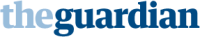 The Guardian logo in blue text.