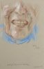 This is an illustration of the lower part of someone's face as they smile.