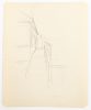 This is a pencil sketch of the exterior of a house.