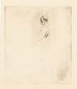 In this drawing, the faint outline of a man's upper body is pictured in the upper right corner of the page.