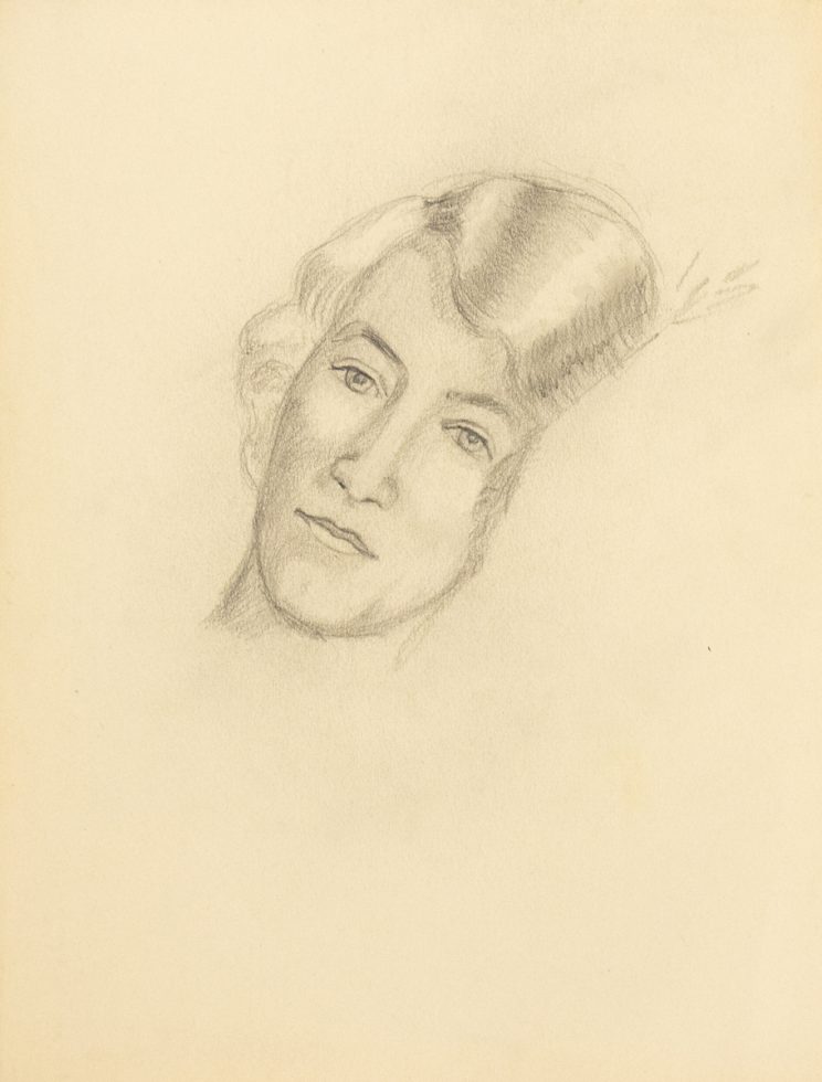 Woman’s Face by Margaret French