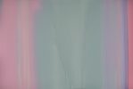 This painting shows a canvas coated in blurred pastel hues, moving vertically down the frame. They're blue, pink, and purple.