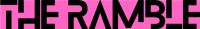 This shows thick black words against a pink background.